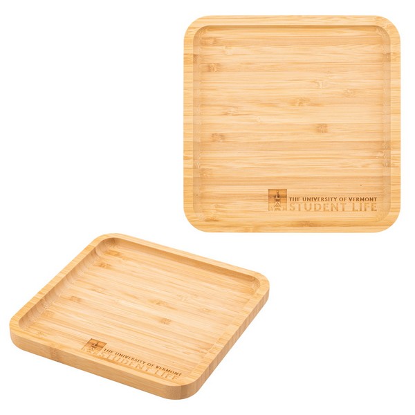 HST77800 Square Bamboo Serving Tray With Custom...